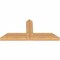 Ekena Millwork Portland Timber Gable Bracket, Western Red Cedar, 48"W x 22"H x 3 1/2"D x 5 1/2"F, 11/12 Pitch GBW048X22X0406POR00SWR - alternate 4